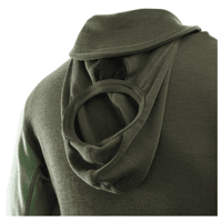 Miniatura Primera Capa WarmWool Hood Sweater Hombre - Talla: XL, Color: Verde Oscuro