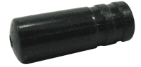 Miniatura Terminal plástico 4mm (100u) - Color: Negro