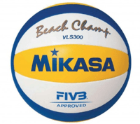 Miniatura Balón Vóleibol Playa VLS300 Oficial - Color: azul/amarillo