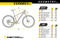 Miniatura Bicicleta Clovis 6.10 Aro 27.5 - Talla: M, Color: Cafe-Verde