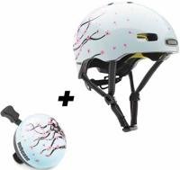 Miniatura Casco Street Octoblossom Gloss MIPS Helmet - Color: White