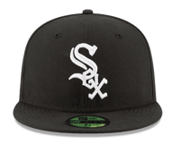 Miniatura Jockey Chicago White Sox MLB 59 Fifty - Talla: 7 5/8, Color: Negro