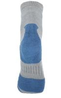 Miniatura Calcetines caña media merino Men - Color: Blue