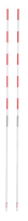 Miniatura Par de Antenas Volleyball Stick Type - Color: blanco/rojo