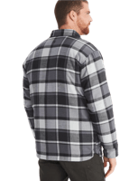 Miniatura Chaqueta City Style Hombre Lanigan Flannel Chore Coat - Color: Negro