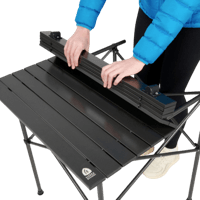 Miniatura Mesa Plegable De Aluminio Easy Roll -